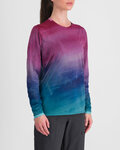 SPORTFUL Cycling long sleeve t-shirt - FLOW GIARA - purple/blue
