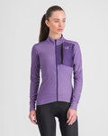 SPORTFUL Cycling winter long sleeve jersey - SUPERGIARA THERMAL - purple