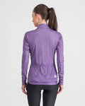 SPORTFUL Cycling winter long sleeve jersey - SUPERGIARA THERMAL - purple