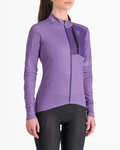 SPORTFUL Cycling winter long sleeve jersey - SUPERGIARA THERMAL - purple