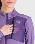 SPORTFUL Cycling winter long sleeve jersey - SUPERGIARA THERMAL - purple