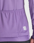 SPORTFUL Cycling winter long sleeve jersey - SUPERGIARA THERMAL - purple