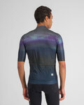 SPORTFUL Cycling short sleeve jersey - FLOW SUPERGIARA - grey/blue