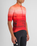 SPORTFUL Cycling short sleeve jersey - FLOW SUPERGIARA - red