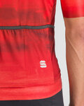 SPORTFUL Cycling short sleeve jersey - FLOW SUPERGIARA - red