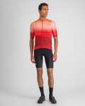SPORTFUL Cycling short sleeve jersey - FLOW SUPERGIARA - red