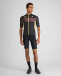 SPORTFUL Cycling short sleeve jersey - BREAKOUT SUPERGIARA - black/brown