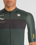SPORTFUL Cycling short sleeve jersey - BREAKOUT SUPERGIARA - green/black