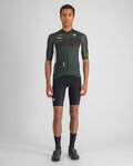 SPORTFUL Cycling short sleeve jersey - BREAKOUT SUPERGIARA - green/black
