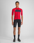 SPORTFUL Cycling short sleeve jersey - BREAKOUT SUPERGIARA - red/black