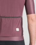 SPORTFUL Cycling short sleeve jersey - SUPERGIARA - bordeaux