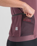 SPORTFUL Cycling short sleeve jersey - SUPERGIARA - bordeaux
