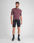 SPORTFUL Cycling short sleeve jersey - SUPERGIARA - bordeaux