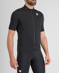 SPORTFUL Cycling short sleeve jersey - GIARA - black