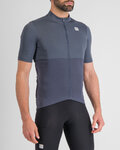 SPORTFUL Cycling short sleeve jersey - GIARA - grey