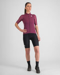 SPORTFUL Cycling short sleeve jersey - SUPERGIARA W - bordeaux
