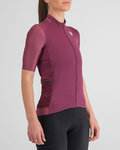 SPORTFUL Cycling short sleeve jersey - SUPERGIARA - bordeaux
