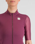 SPORTFUL Cycling short sleeve jersey - SUPERGIARA - bordeaux