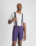 SPORTFUL Cycling bib shorts - SRK - purple