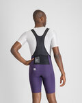 SPORTFUL Cycling bib shorts - SRK - purple