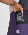 SPORTFUL Cycling bib shorts - SRK - purple