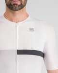 SPORTFUL Cycling short sleeve jersey - BOMBER - white