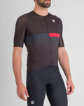 SPORTFUL Cycling short sleeve jersey - BOMBER - black