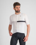 SPORTFUL Cycling short sleeve jersey - BOMBER - white