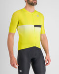 SPORTFUL Cycling short sleeve jersey - BOMBER - yellow