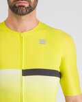 SPORTFUL Cycling short sleeve jersey - BOMBER - yellow