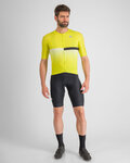 SPORTFUL Cycling short sleeve jersey - BOMBER - yellow