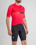 SPORTFUL Cycling short sleeve jersey - BOMBER - pink