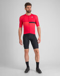 SPORTFUL Cycling short sleeve jersey - BOMBER - pink