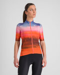 SPORTFUL Cycling short sleeve jersey - FLOW SUPERGIARA - red/blue
