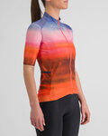 SPORTFUL Cycling short sleeve jersey - FLOW SUPERGIARA - red/blue
