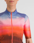 SPORTFUL Cycling short sleeve jersey - FLOW SUPERGIARA - red/blue