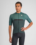 SPORTFUL Cycling short sleeve jersey - PISTA - green