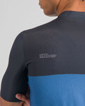 SPORTFUL Cycling short sleeve jersey - PISTA - blue