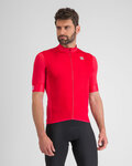 SPORTFUL Cycling short sleeve jersey - SRK - cyclamen