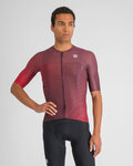 SPORTFUL Cycling short sleeve jersey - LIGHT - bordeaux