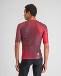 SPORTFUL Cycling short sleeve jersey - LIGHT - bordeaux