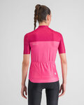 SPORTFUL Cycling short sleeve jersey - PISTA W - cyclamen