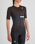 SPORTFUL Cycling short sleeve jersey - BOMBER - black