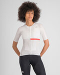 SPORTFUL Cycling short sleeve jersey - BOMBER - white