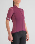 SPORTFUL Cycling short sleeve jersey - SRK W - bordeaux
