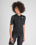 SPORTFUL Cycling short sleeve jersey - SRK - black