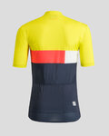SPORTFUL Cycling short sleeve jersey - SNAP KID - yellow/multicolour