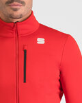 SPORTFUL Cycling thermal jacket - SRK - red