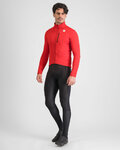 SPORTFUL Cycling thermal jacket - SRK - red