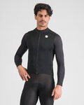 SPORTFUL Cycling winter long sleeve jersey - SRK THERMAL - black
